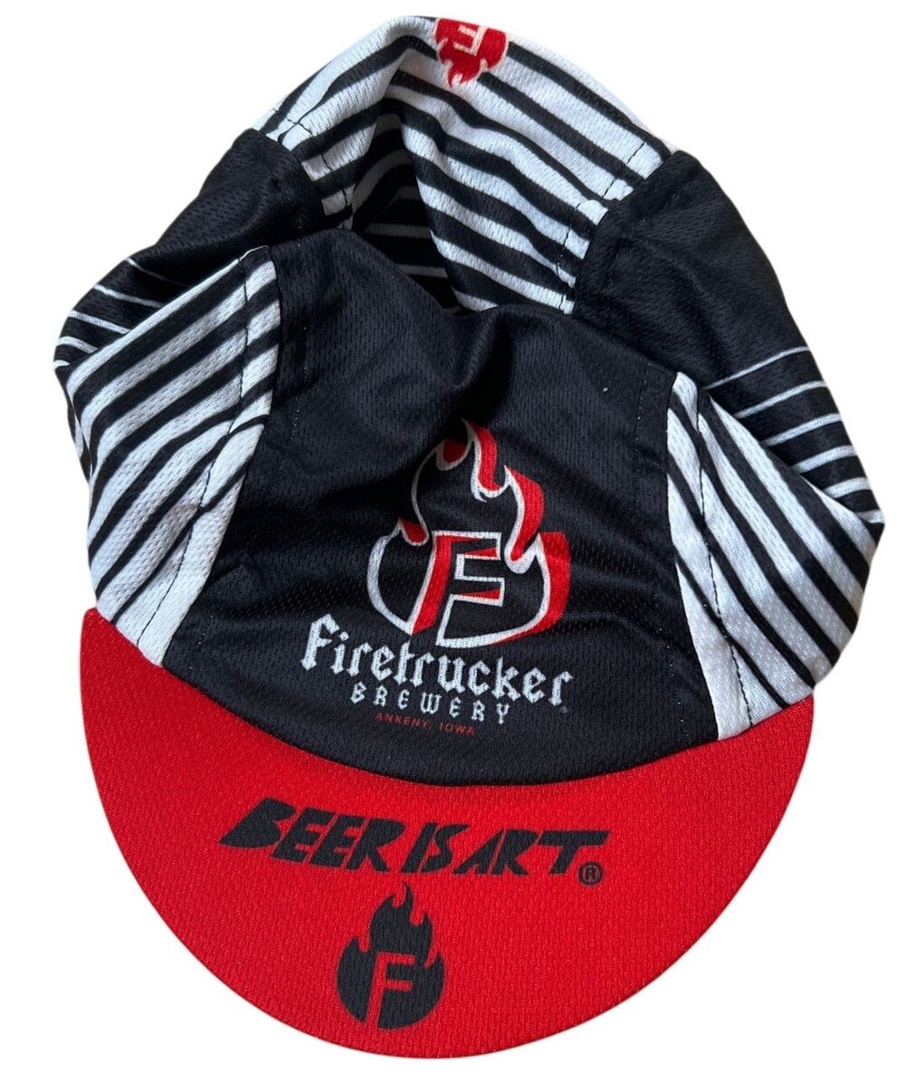 NWT Firetrucker Iowa IA Brewery Branded Cycling Cap
